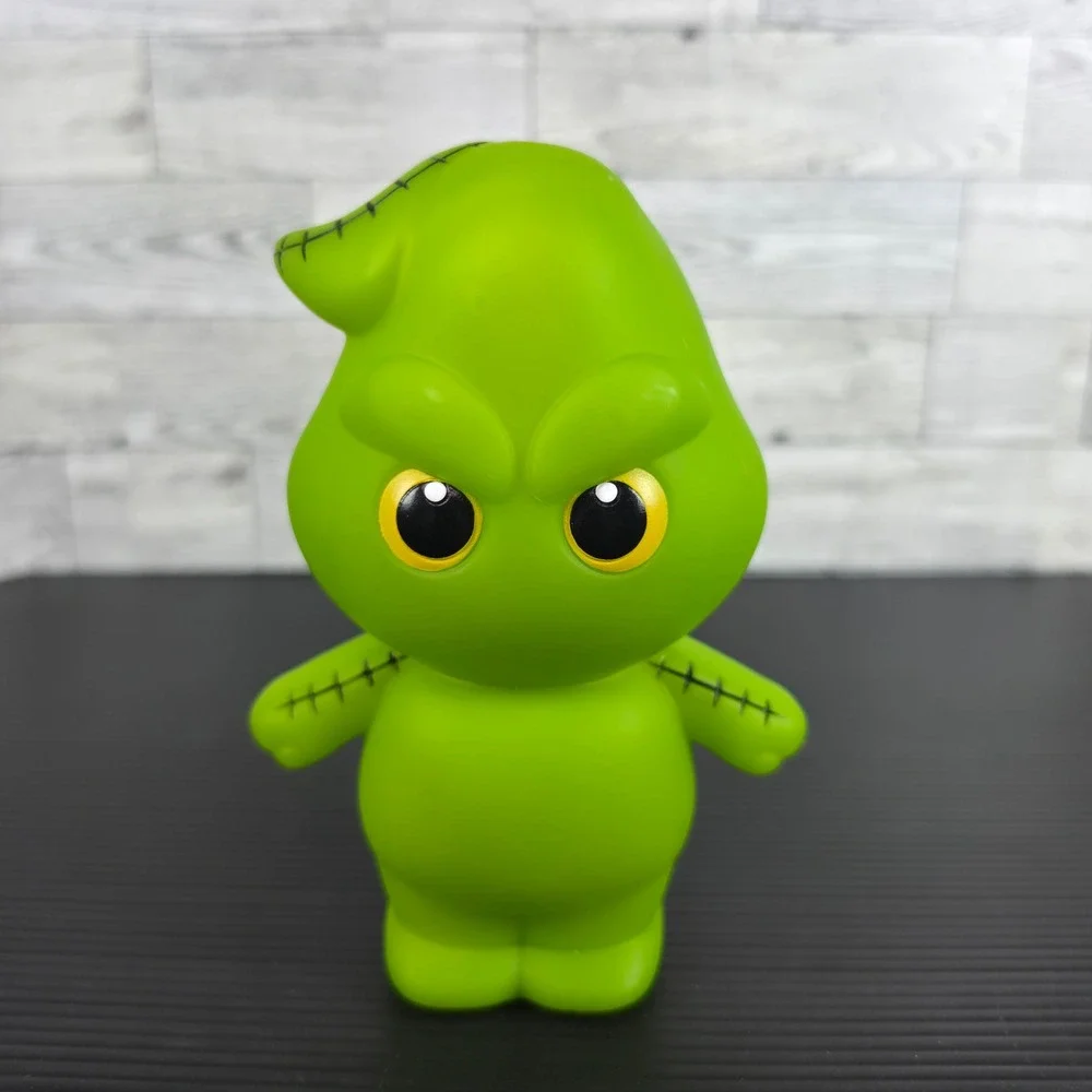 Disney Nightmare Before Christmas Oogie Boogie Light Up Green Figure Gemmy 6